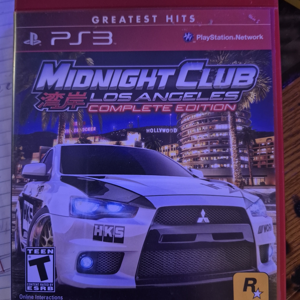 Sony PS3 Midnight Club Los Angeles Complete Edition - Red and Blue